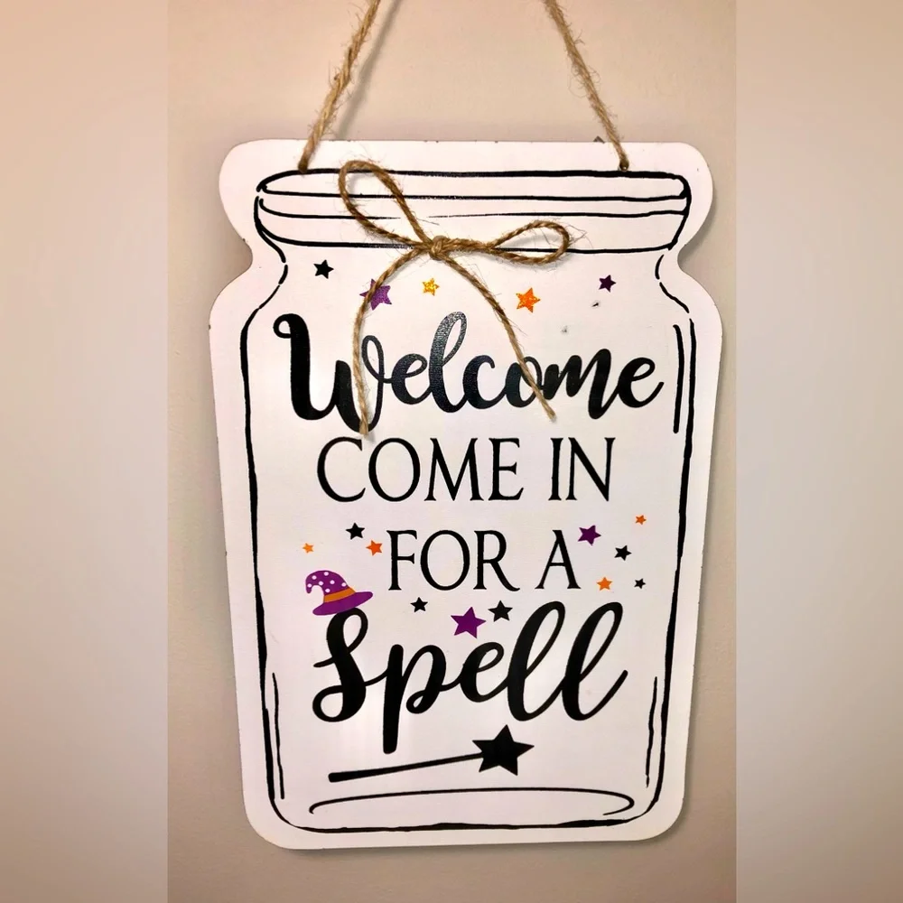 🧹 WITCHY HALLOWEEN SIGN 🧹